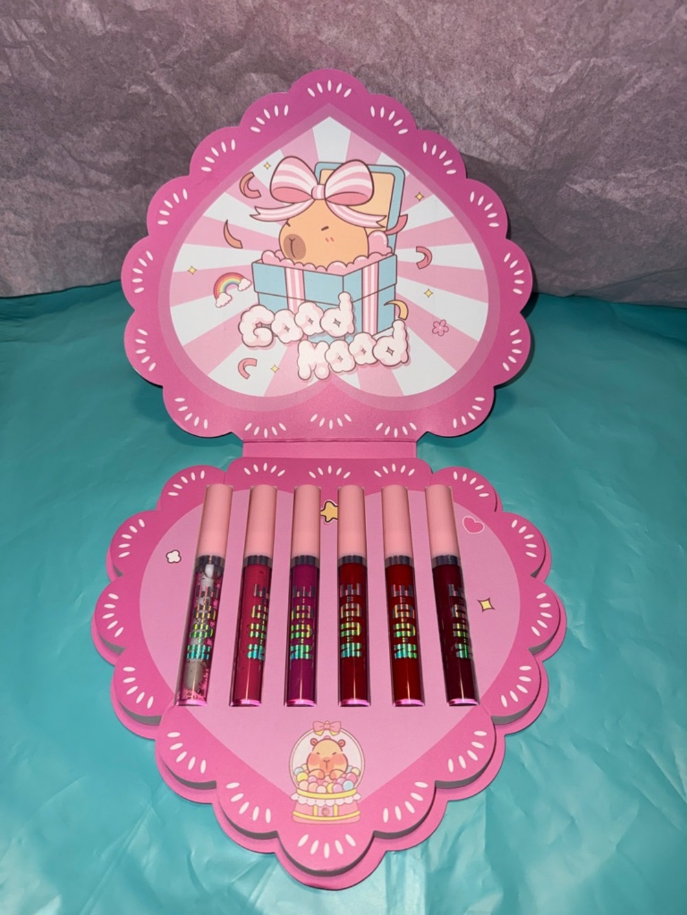 Good Mood NEW NUDE Lip Gloss Set - 6 Piece